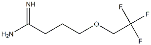 4-(2,2,2-trifluoroethoxy)butanimidamide,,结构式