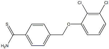  4-(2,3-dichlorophenoxymethyl)benzene-1-carbothioamide