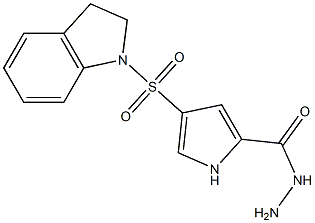 4-(2,3-dihydro-1H-indol-1-ylsulfonyl)-1H-pyrrole-2-carbohydrazide