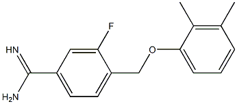 4-(2,3-dimethylphenoxymethyl)-3-fluorobenzene-1-carboximidamide