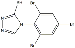 4-(2,4,6-tribromophenyl)-4H-1,2,4-triazole-3-thiol 结构式