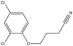 4-(2,4-dichlorophenoxy)butanenitrile 结构式