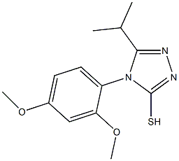 4-(2,4-dimethoxyphenyl)-5-(propan-2-yl)-4H-1,2,4-triazole-3-thiol