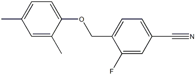 4-(2,4-dimethylphenoxymethyl)-3-fluorobenzonitrile