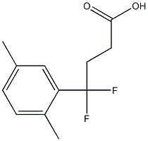 4-(2,5-dimethylphenyl)-4,4-difluorobutanoic acid