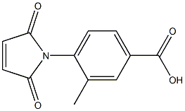 4-(2,5-dioxo-2,5-dihydro-1H-pyrrol-1-yl)-3-methylbenzoic acid Structure