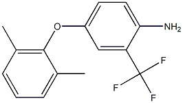 4-(2,6-dimethylphenoxy)-2-(trifluoromethyl)aniline Structure