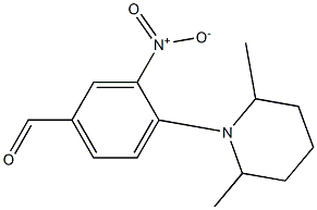 4-(2,6-dimethylpiperidin-1-yl)-3-nitrobenzaldehyde