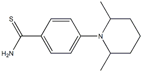 4-(2,6-dimethylpiperidin-1-yl)benzene-1-carbothioamide