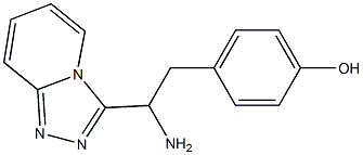 4-(2-amino-2-[1,2,4]triazolo[4,3-a]pyridin-3-ylethyl)phenol