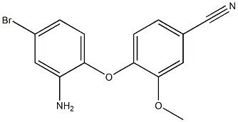 4-(2-amino-4-bromophenoxy)-3-methoxybenzonitrile