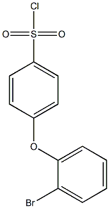 4-(2-bromophenoxy)benzene-1-sulfonyl chloride Structure