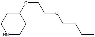 4-(2-butoxyethoxy)piperidine Struktur