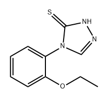 4-(2-乙氧基苯基)-4H-1,2,4-三唑-3-硫醇, 36017-22-8, 结构式