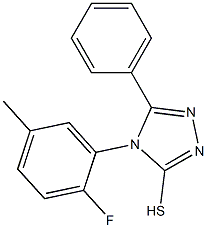 4-(2-fluoro-5-methylphenyl)-5-phenyl-4H-1,2,4-triazole-3-thiol