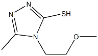 4-(2-methoxyethyl)-5-methyl-4H-1,2,4-triazole-3-thiol 结构式