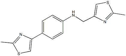 4-(2-methyl-1,3-thiazol-4-yl)-N-[(2-methyl-1,3-thiazol-4-yl)methyl]aniline