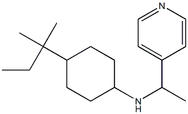 4-(2-methylbutan-2-yl)-N-[1-(pyridin-4-yl)ethyl]cyclohexan-1-amine