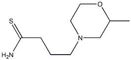 4-(2-methylmorpholin-4-yl)butanethioamide Structure