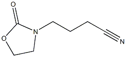 4-(2-oxo-1,3-oxazolidin-3-yl)butanenitrile,,结构式