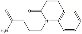 4-(2-oxo-3,4-dihydroquinolin-1(2H)-yl)butanethioamide Struktur