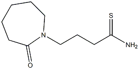 4-(2-oxoazepan-1-yl)butanethioamide Struktur