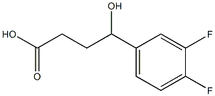 4-(3,4-difluorophenyl)-4-hydroxybutanoic acid Structure