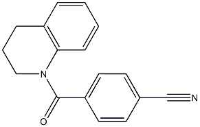 4-(3,4-dihydroquinolin-1(2H)-ylcarbonyl)benzonitrile Structure