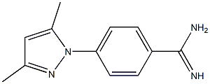 4-(3,5-dimethyl-1H-pyrazol-1-yl)benzene-1-carboximidamide Structure