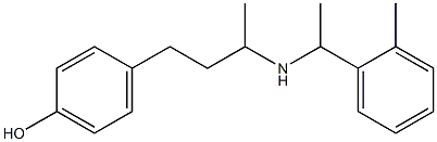 4-(3-{[1-(2-methylphenyl)ethyl]amino}butyl)phenol