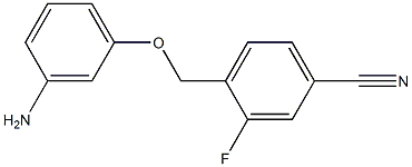 4-(3-aminophenoxymethyl)-3-fluorobenzonitrile