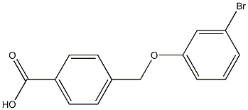 4-(3-bromophenoxymethyl)benzoic acid