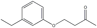 4-(3-ethylphenoxy)butan-2-one Struktur