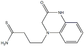 4-(3-oxo-1,2,3,4-tetrahydroquinoxalin-1-yl)butanethioamide,,结构式