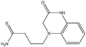 4-(3-oxo-1,2,3,4-tetrahydroquinoxalin-1-yl)butanethioamide Structure