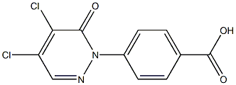 4-(4,5-dichloro-6-oxo-1,6-dihydropyridazin-1-yl)benzoic acid