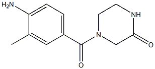 4-(4-amino-3-methylbenzoyl)piperazin-2-one Structure