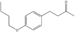 4-(4-butoxyphenyl)butan-2-one 化学構造式