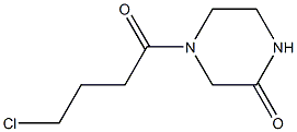 4-(4-chlorobutanoyl)piperazin-2-one Structure