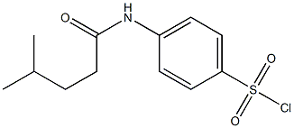 4-(4-methylpentanamido)benzene-1-sulfonyl chloride