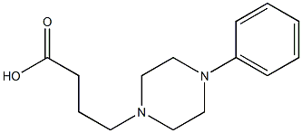 4-(4-phenylpiperazin-1-yl)butanoic acid Struktur