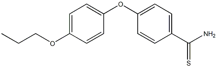 4-(4-propoxyphenoxy)benzene-1-carbothioamide