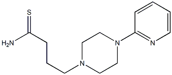 4-(4-pyridin-2-ylpiperazin-1-yl)butanethioamide,,结构式