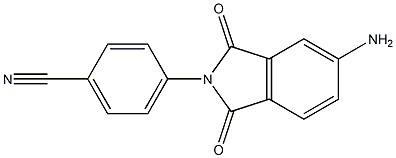 4-(5-amino-1,3-dioxo-2,3-dihydro-1H-isoindol-2-yl)benzonitrile Structure