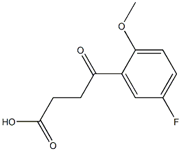 4-(5-fluoro-2-methoxyphenyl)-4-oxobutanoic acid