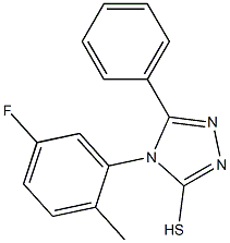4-(5-fluoro-2-methylphenyl)-5-phenyl-4H-1,2,4-triazole-3-thiol