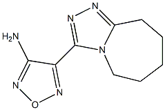 4-(6,7,8,9-tetrahydro-5H-[1,2,4]triazolo[4,3-a]azepin-3-yl)-1,2,5-oxadiazol-3-amine Structure