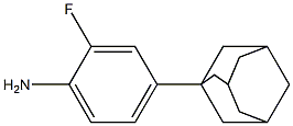 4-(adamantan-1-yl)-2-fluoroaniline Structure