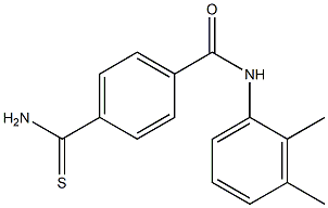 4-(aminocarbonothioyl)-N-(2,3-dimethylphenyl)benzamide,,结构式