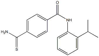 4-(aminocarbonothioyl)-N-(2-isopropylphenyl)benzamide